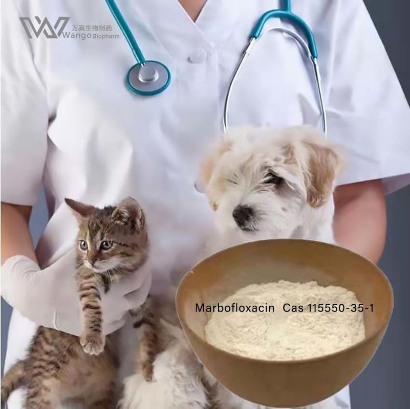 Veterinary Marbofloxacin Powder CAS 115550-35-1 For Urinary Tract Infections